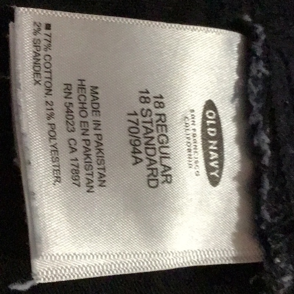 Old Navy Classic Black Trousers